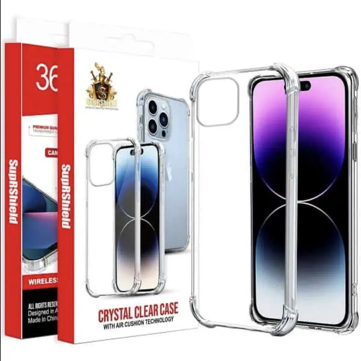 SupRshield Crystal Clear Bumper Case - Iphone 17 Air by BUMPER PHONE CASE