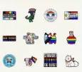 Mardi Gras Pins (Assorted) by PINS