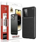 SupRshield Carbon Fiber Bumper Case - Telstra T Essential Smart 4 by BUMPER PHONE CASE