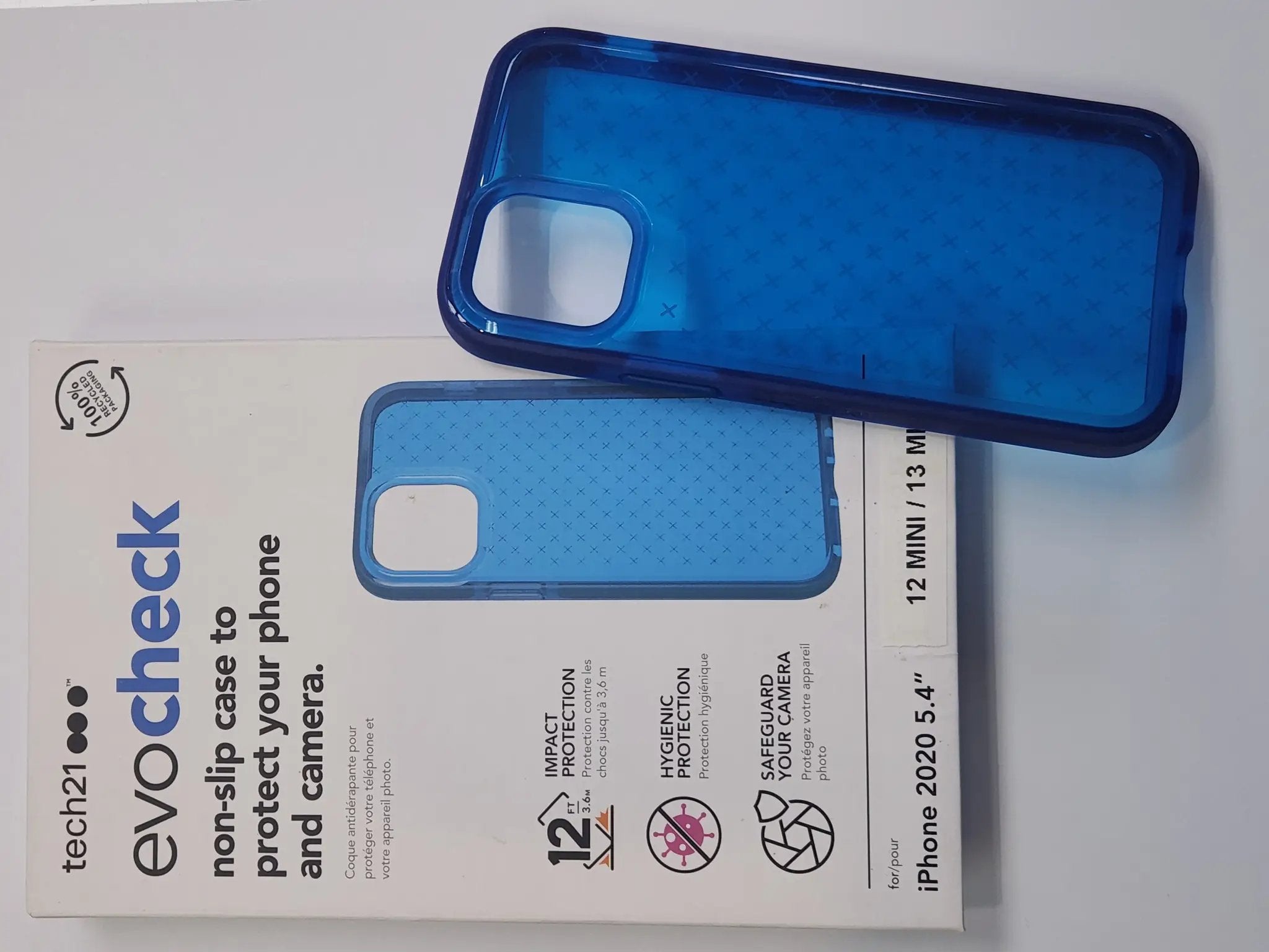 Tech 21 Evo Check Bumper Case - IPhone 12 Mini / IPhone 13 Mini by BUMPER PHONE CASE