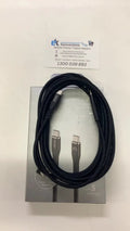 Comsol 3m USB-C to USB-C Cable Reinforced with Aramid Fibre - Black by PHONE CABLES