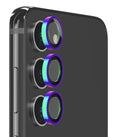 EFM Camera Lens Armour to Suit Samsung Galaxy S23 & S23 Plus - Rainbow by CAMERA LENS