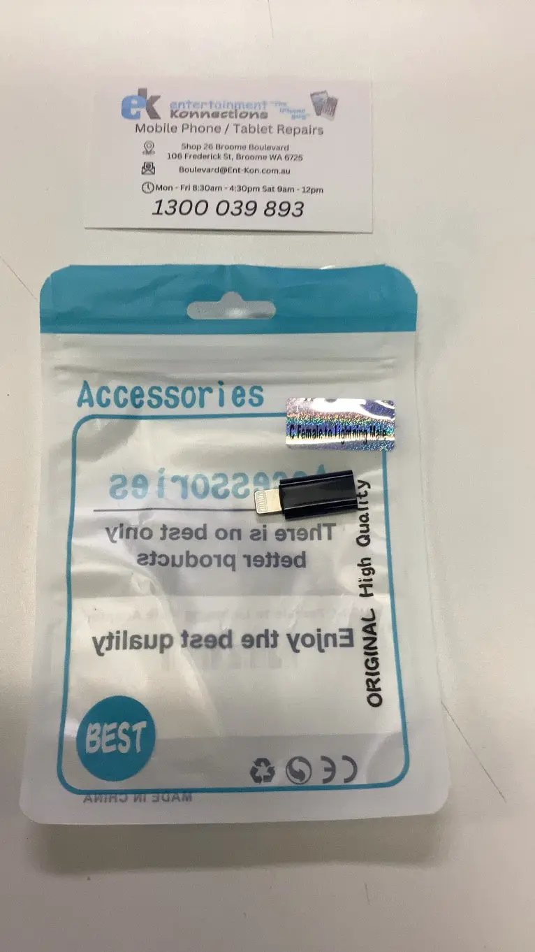 USB-C Female to Lightning Male Adapter by PHONE ADAPTERS