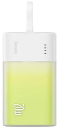 Baseus 20W Popsicle Fast Charging Power Bank (Type-C Edition) 5,200mAh - Yellow by POWER BANKS