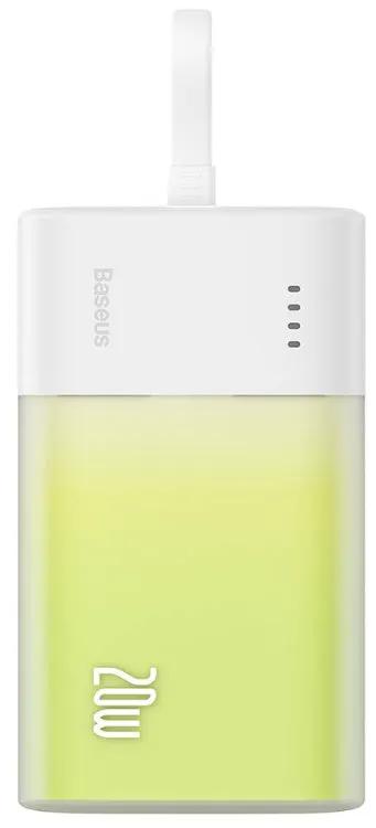 Baseus 20W Popsicle Fast Charging Power Bank (Type-C Edition) 5,200mAh - Yellow by POWER BANKS