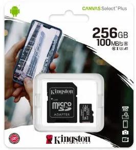 Kingston Technology Canvas Select Plus 256GB Micro SD Card SDXC UHS by STORAGE