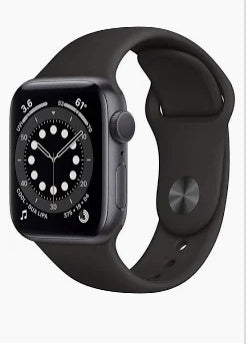 Refurbished Apple Watch Series 6 Aluminum 44MM GPS - Black by REFURBISHED WATCHES