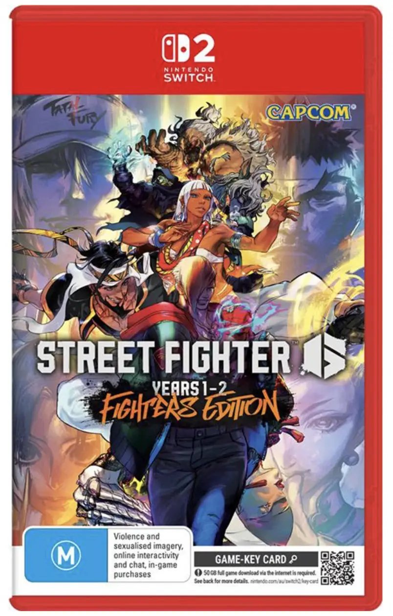 Nintendo Switch 2 Street Fighter 6 Year 1-2 Fighters Edition by Games