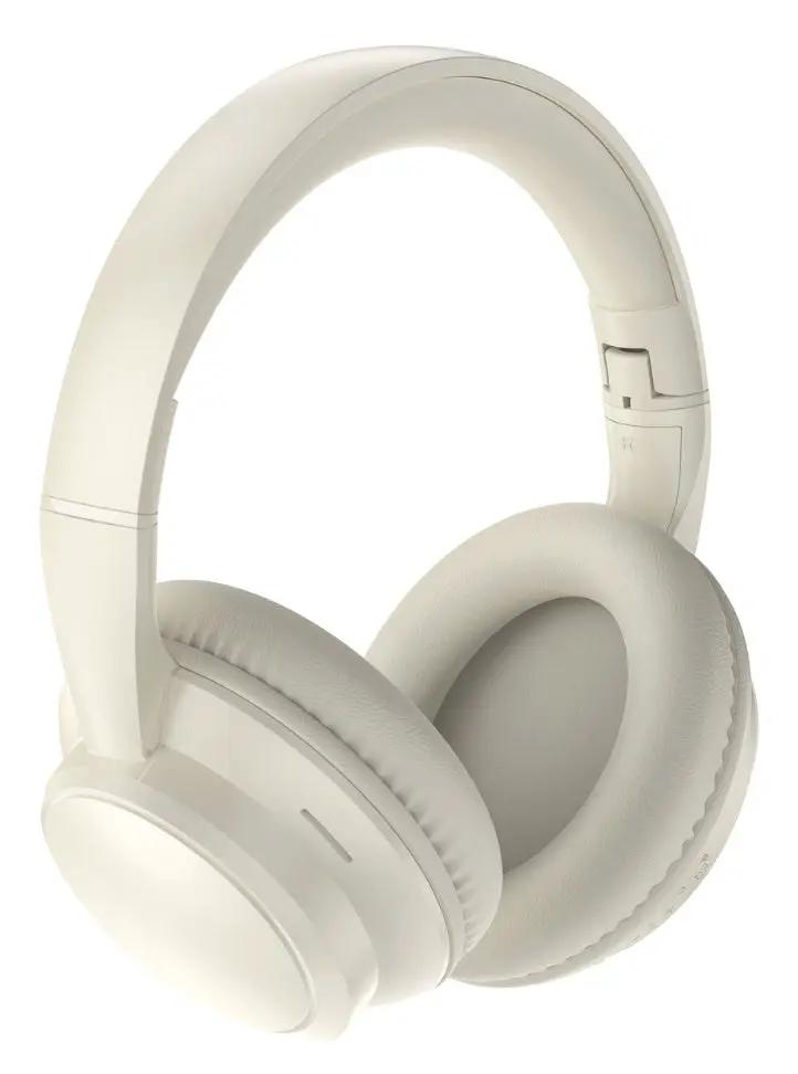 Laser Bluetooth EQ Headphones - Beige by HEADPHONES