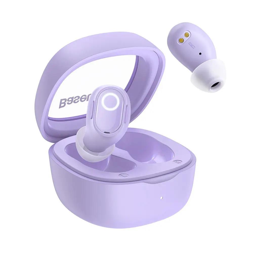 Baseus Bowie WM02 True Wireless Earphones - Purple by HEADPHONES