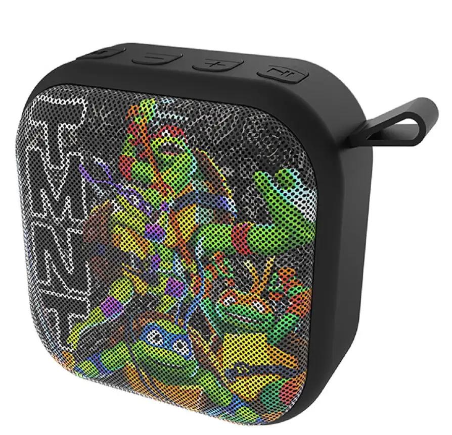 TMNT 3W Portable Bluetooth Speaker - Black by BLUETOOTH SPEAKERS