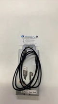 Comsol 1.2m USB-A to Right Angle Lightning Cable - Black by PHONE CABLES