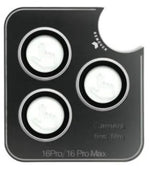 Kinglas Tempered Glass Ring Camera Lens Protector iPhone 14 Pro / iPhone 14 Pro Max / iPhone 16 Pro / iPhone 16 Pro Max - Silver by CAMERA LENS