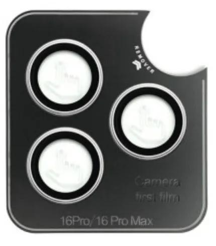 Kinglas Tempered Glass Ring Camera Lens Protector iPhone 14 Pro / iPhone 14 Pro Max / iPhone 16 Pro / iPhone 16 Pro Max - Silver by CAMERA LENS