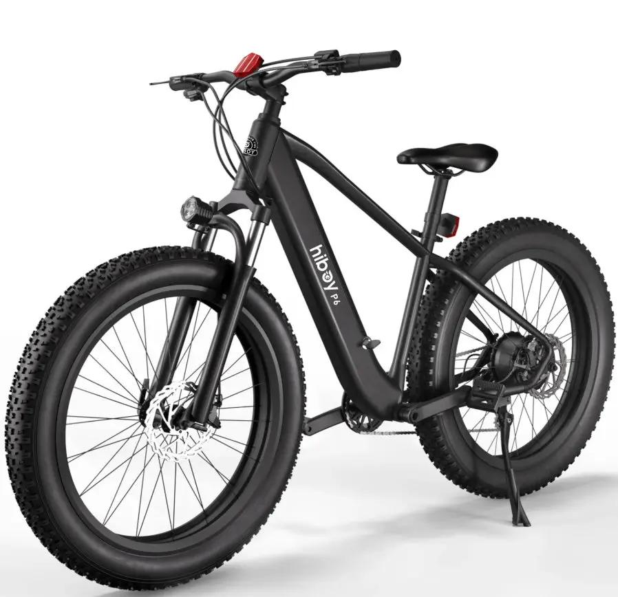 Hiboy P6 Fat Tire Electric Bike - Black by ADULTS BIKES