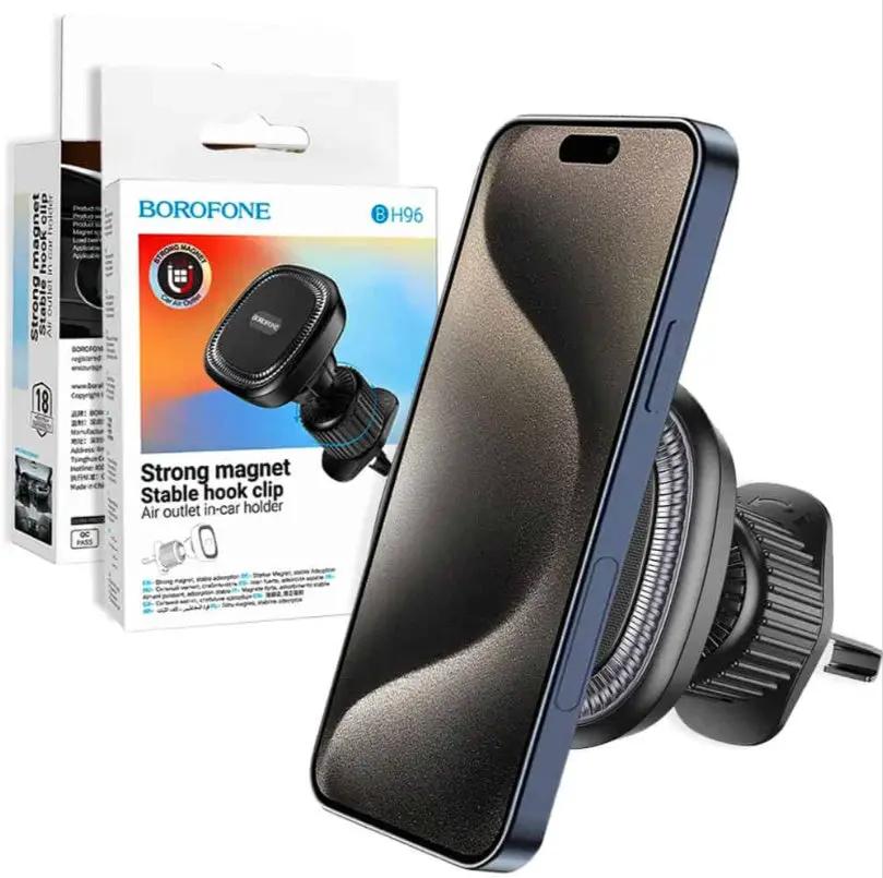Borofone BH96 NT 360 Degree Rotating Air Outlet Magnetic Air Vent Car Mount Mobile Phone Holder for 4.5"-7" by PHONE HOLDERS