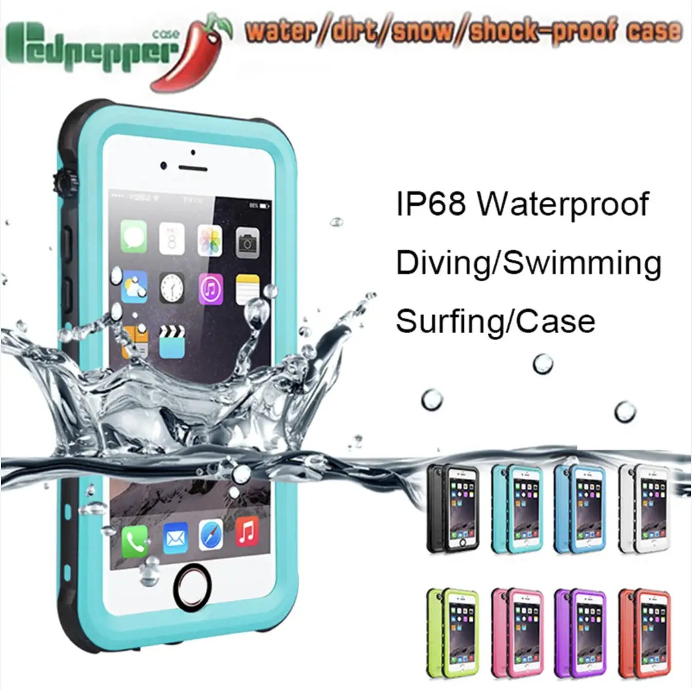 Redpepper Waterproof Case - Samsung Galaxy S20 Ultra by WATERPROOF PHONE CASE