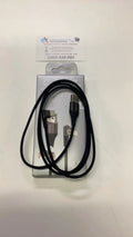 Comsol USB-A to Right Angle USB-C Cable 1.2m - Black by PHONE CABLES