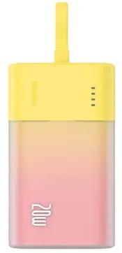 Baseus 20W Popsicle Fast Charging Power Bank Type-C 5200mAh Yellow for Phones & Devices by POWER BANKS