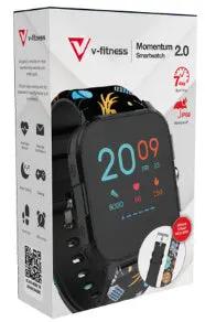 vFitness Black Smartwatch with Health Tracking by WATCHES