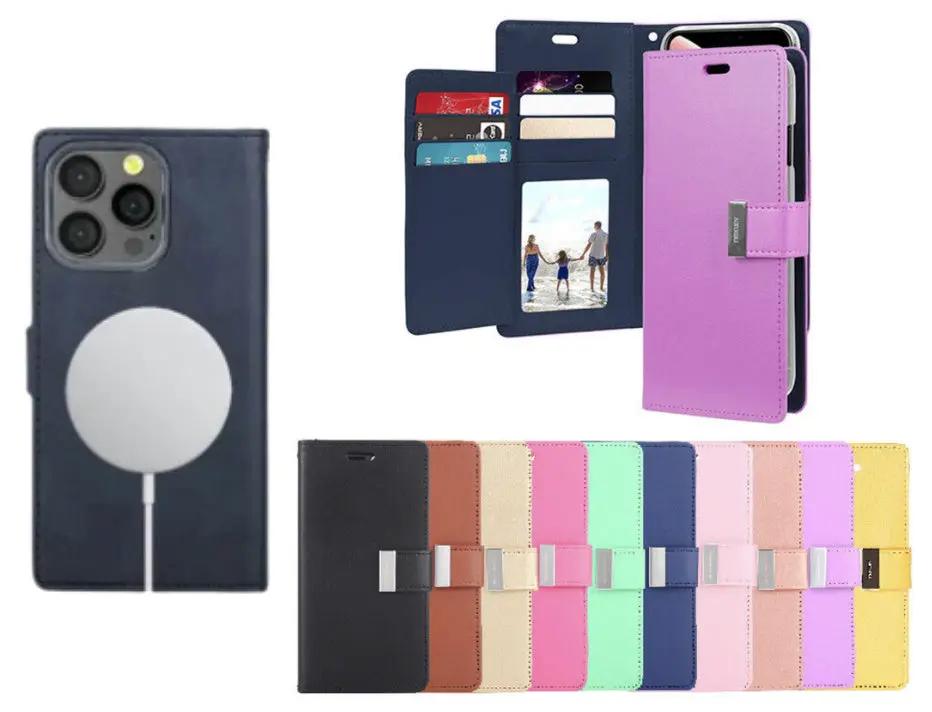 Mercury Goospery Rich Magsafe Wallet Case - Samsung Galaxy S24/S25 by WALLET PHONE CASE