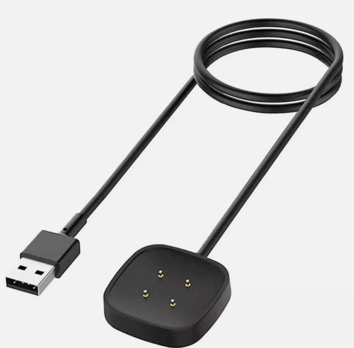 Charger For Fitbit Versa 4 3 & Sense 2 Sense 1 Smartwatch Charger USB Charging Cable Dock Stand Cord by WATCH ACCESSORIES