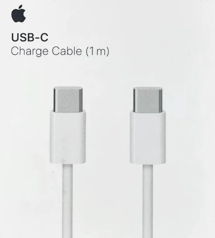 Apple 60W USB-C to USB-C 1m Charge Cable (Original) by PHONE CABLES