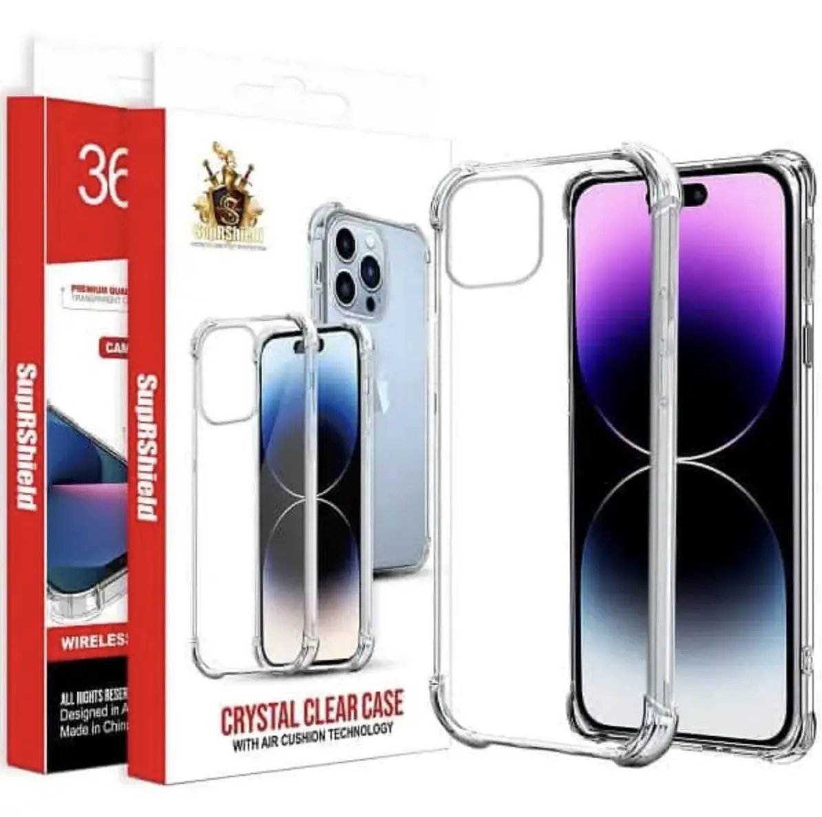 SupRshield Crystal Clear Bumper Case - Iphone 16 by BUMPER PHONE CASE