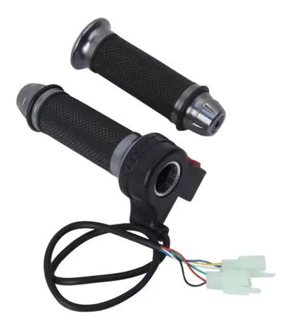 Universal Motorcycle Grips Rubber Handlebar Motorcross Bicycle Motorbike Scooter Modified Throttle Grip Moto by BIKE / E-BIKE PARTS