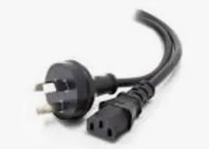 Alogic 0.5m AUS 3 Pin (M) to IEC C13 (F) Power Cable by CABLES
