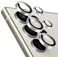 Kinglas Tempered Glass Ring Camera Lens Protector Samsung Galaxy S25 Ultra - Silver by CAMERA LENS