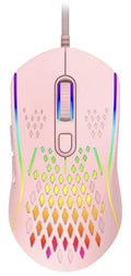 Laser Wired RGB M1210 12800 DPI Gaming Mouse - Pink by KEYBOARD / MOUSE