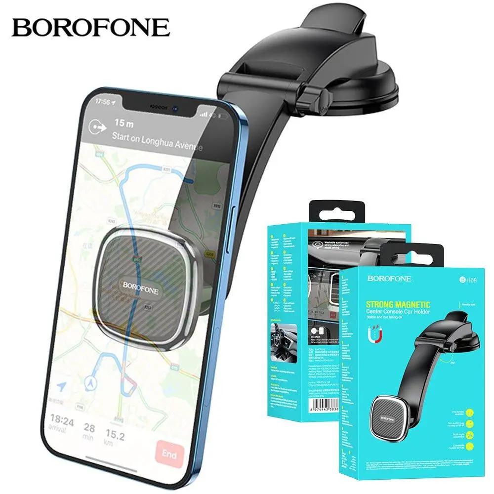 BOROFONE BH68 Magnetic Car Phone Holder Mount Strong Suction Cup Windshield/Dashboard Holder by PHONE HOLDERS