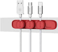 (EOL) Baseus Peas Cable Clip - Red by PHONE CABLES