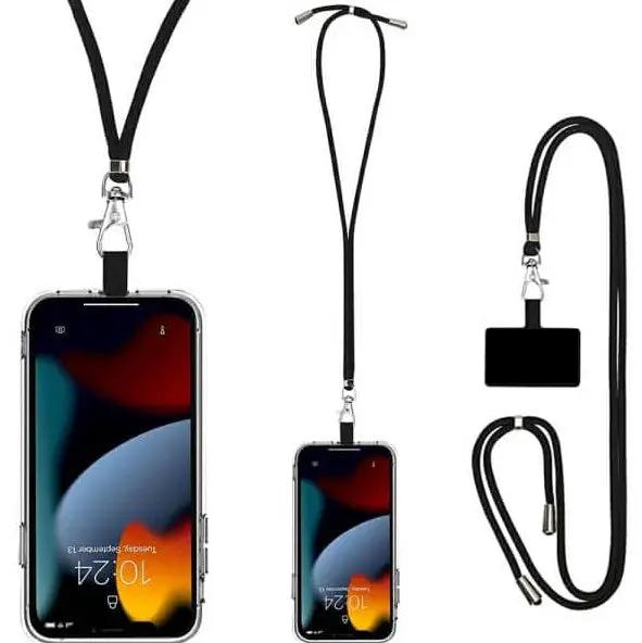 Universal phone lanyard - Black by LANYARDS