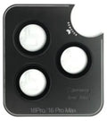 Kinglas Tempered Glass Ring Camera Lens Protector iPhone 14 Pro / iPhone 14 Pro Max / iPhone 16 Pro / iPhone 16 Pro Max - Black by CAMERA LENS