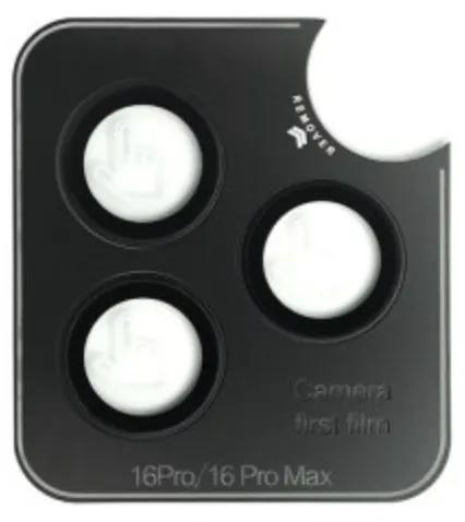 Kinglas Tempered Glass Ring Camera Lens Protector iPhone 14 Pro / iPhone 14 Pro Max / iPhone 16 Pro / iPhone 16 Pro Max - Black by CAMERA LENS