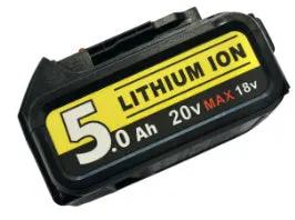 For DeWalt 18V XR 5.0Ah Lithium-Ion Battery replacement DCB184 (20V Max Compatible) (DCB184)