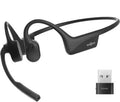 SHOKZ Open Comm 2 UC (2025 Update) Wireless Bluetooth Headset with USB-A Adapter - Black by HEADPHONES
