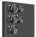 EFM Camera Lens Armour to Suit Samsung Galaxy S23 Ultra - Carbon by CAMERA LENS