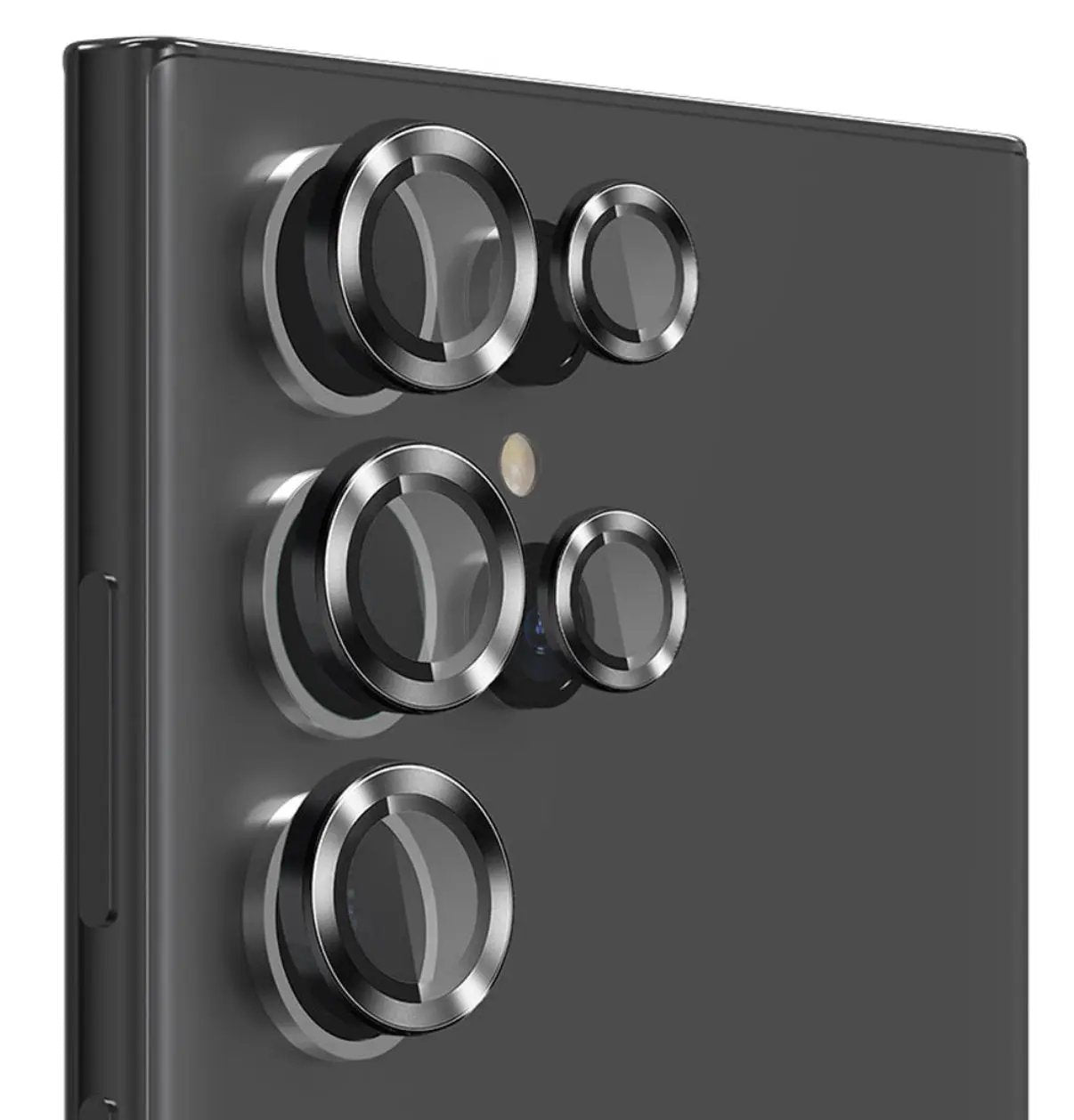 EFM Camera Lens Armour to Suit Samsung Galaxy S23 Ultra - Carbon by CAMERA LENS