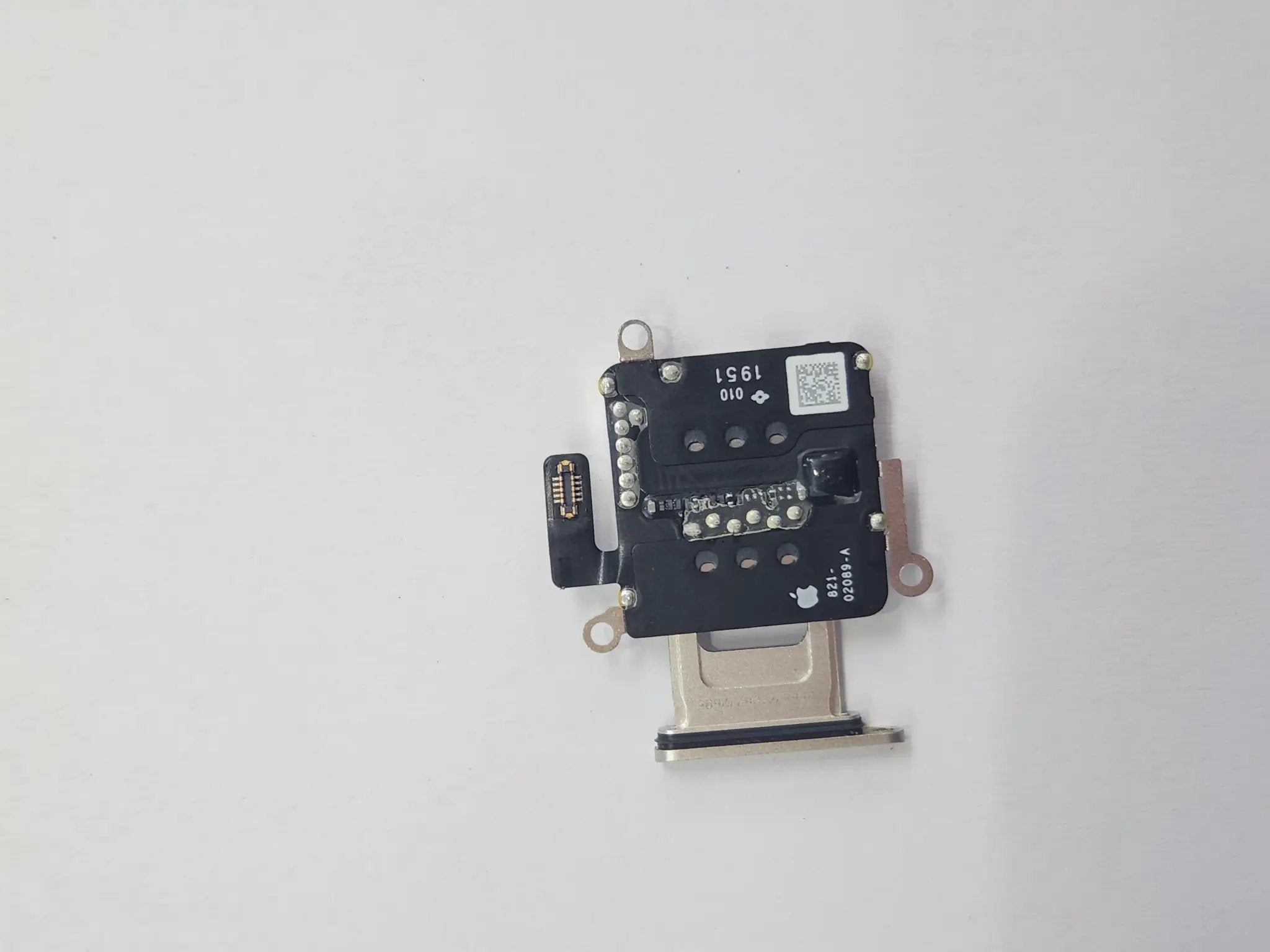 iPhone 11 Sim Card Tray and Reader Holder Slot Silver - OEM Pulled by PULLED PARTS