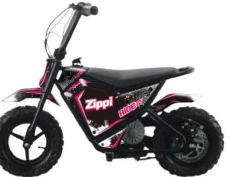Zippi Ride 10" Kids Ebike - Pink by BALANCE BIKES
