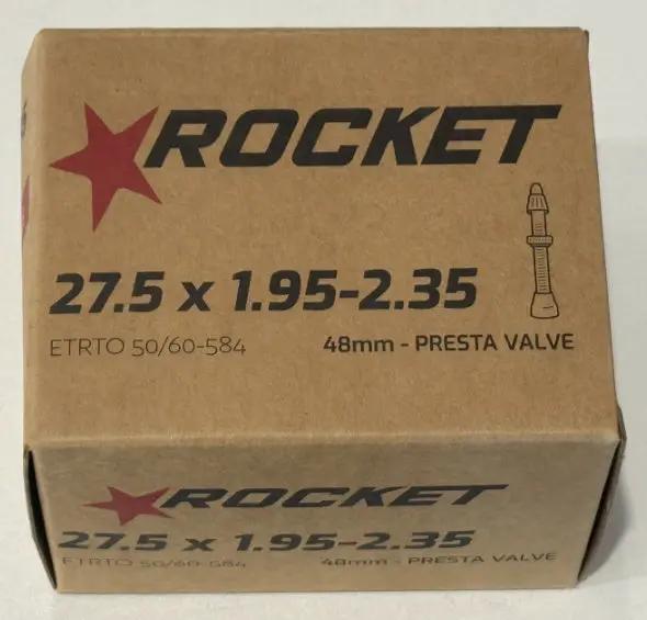 Rocket 27.5x1.95-2.35 48mm Presta Valve Tube by BIKE TUBES