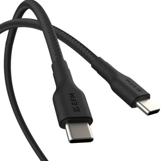 EFM 1M USB-C to USB-C Braided Power & Data Cable by PHONE CABLES