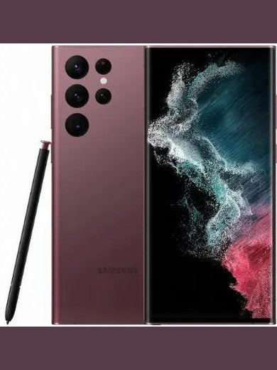 Refurbished Samsung S22 Ultra 512GB BURGANDY by REFURBISHED PHONES