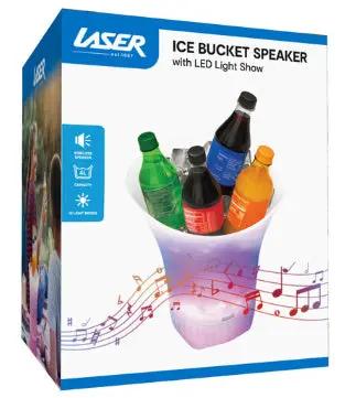 Laser Ice Bucket Speaker with LED Lights by BLUETOOTH SPEAKERS