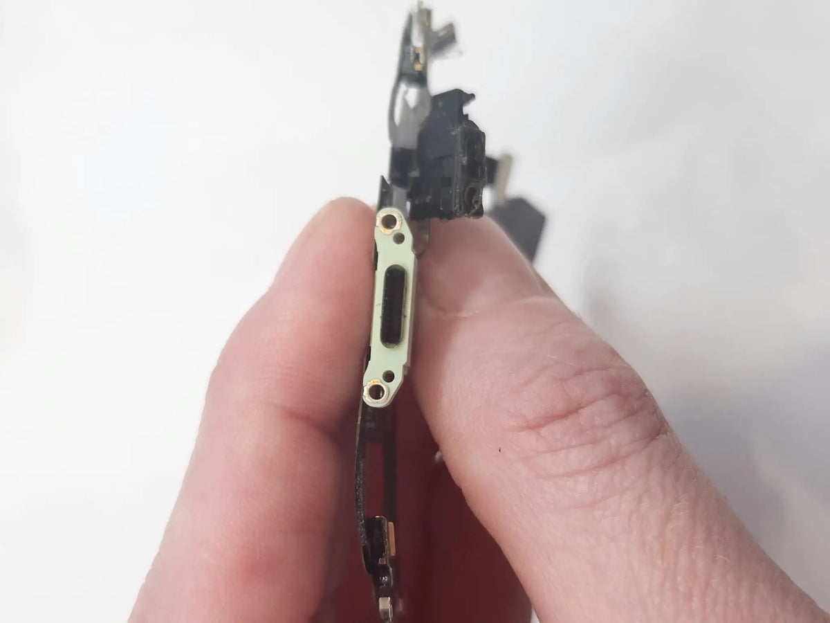 Charging Port Dock Flex Cable for iPhone 12 Black - OEM Pulled by PULLED PARTS