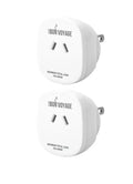 Bon Voyage JAPAN Twin Pack Outbound Travel Adaptors by TRAVEL CHARGERS