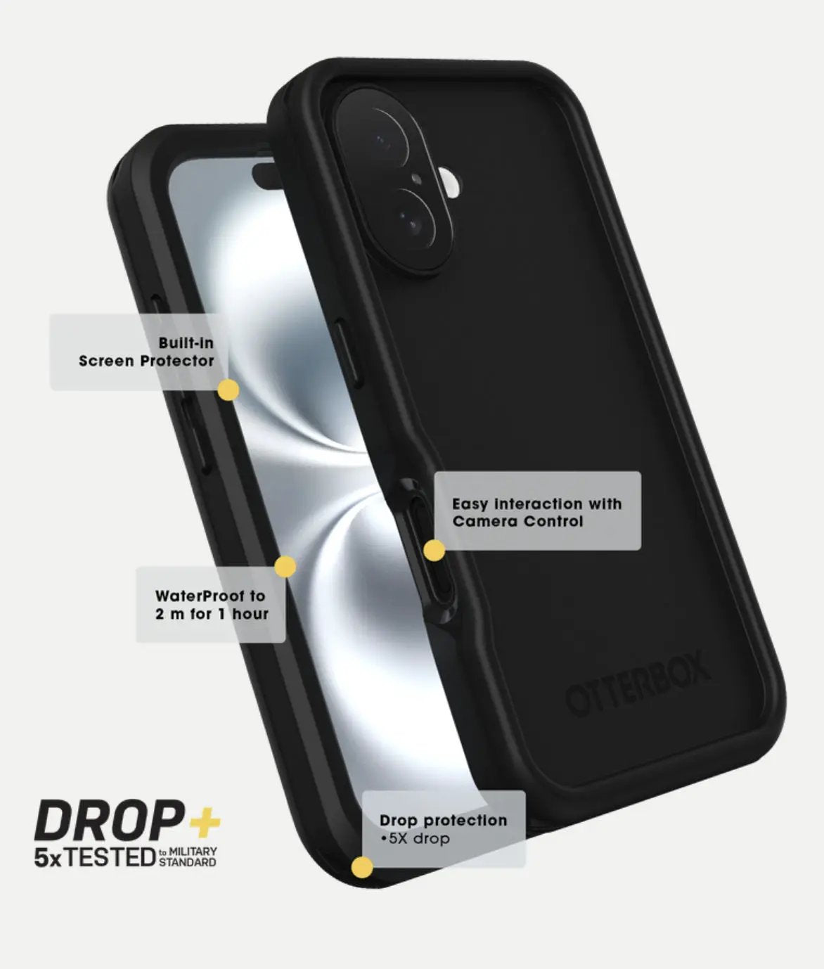 Otterbox FRE Series Magsafe Waterproof Case - Iphone 14/15 by WATERPROOF PHONE CASE